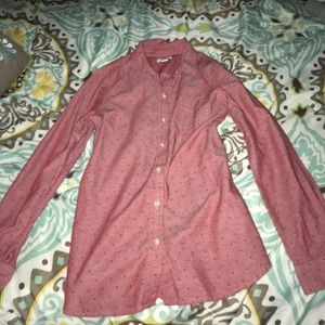 Women's Old Navy Red Polka Dot Blouse.